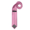 thumbnail image 5 of Jacob Alexander Men's Solid Color 2 inch Width Skinny Neck Tie - Carnation Pink, 5 of 8