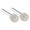 White, variant on Car Interior Accessories Bling Car Inner Door Lock Covers Rhinestones Automotive Pull Rod Decoration Stickers Sparkly Door Cap Universal For Vehicles 2PCS