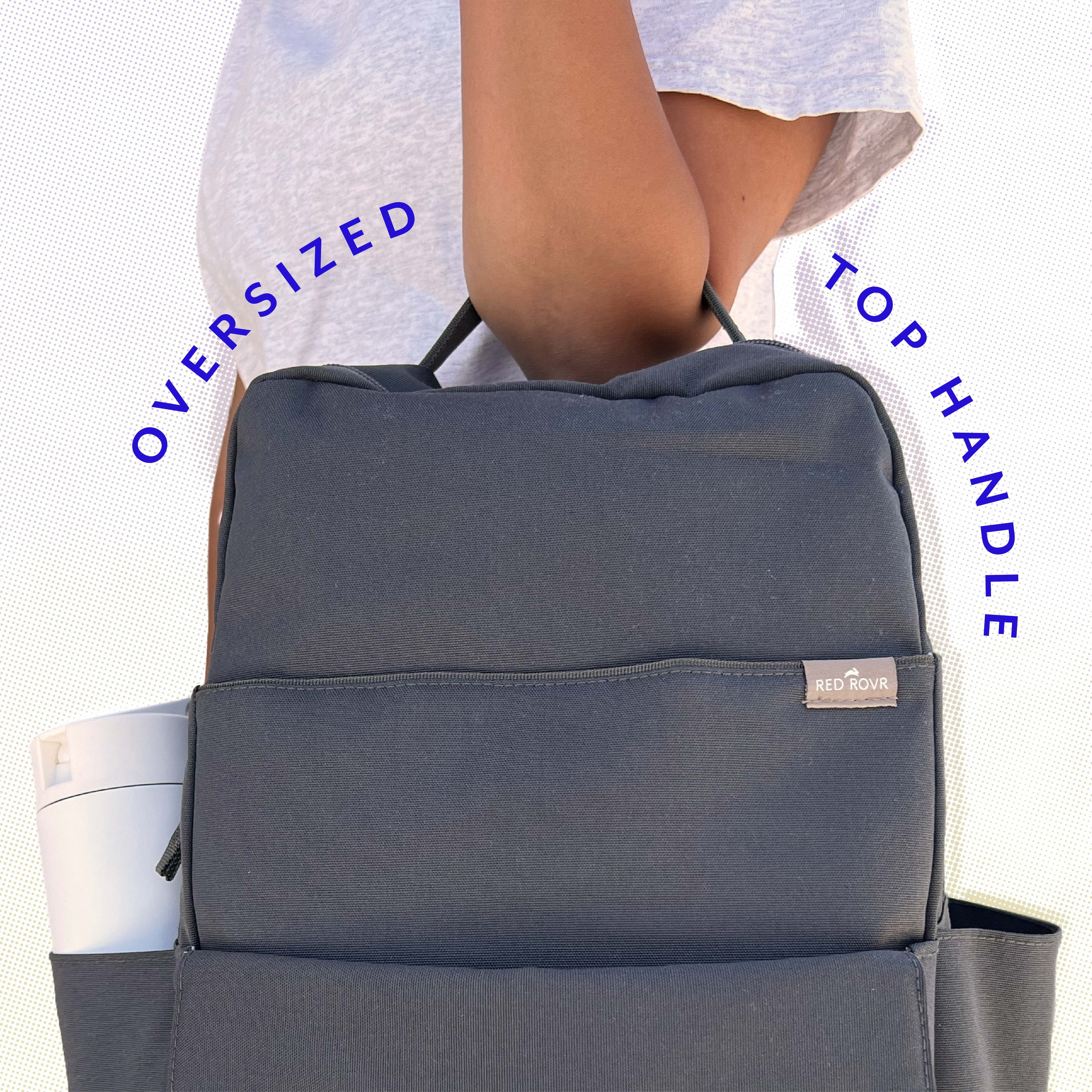 Red Rovr Roo Lightweight Backpack Diaper Bag - Navy