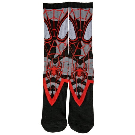 Spider-Man Miles Morales Portrait Crew Socks | Walmart Canada