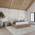 thumbnail image 4 of Jane Queen Size Platform Bed with Upholstered Headboard, 4 of 5