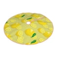 thumbnail image 2 of Bingfone Christmas Tree Skirt Mat Christmas Decoration Interior 36"-Bright Lemons, 2 of 8