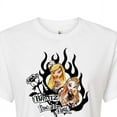 thumbnail image 3 of Bratz - Hearts & Flames in a Frame - Juniors Cropped Cotton Blend T-Shirt, 3 of 5