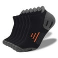 thumbnail image 2 of Bxsruta Unisex Moisture Wicking Breathable Athletic Socks Low Cut Cushioned Sports Running Socks for Men Women 6 Pairs, 2 of 4