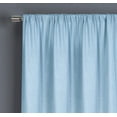 thumbnail image 4 of (2 pack) Better Homes & Gardens Light Filtering Linen Blend Rod Pocket Curtain, Single Panel, Blue Water, 50" W x 84" L, 4 of 7
