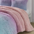 thumbnail image 5 of Mi Zone Full/Queen Comforter Set Shaggy Faux Fur Ultra Soft 3-Piece Ombre Design Warm Bedding Sets Purple, 5 of 11