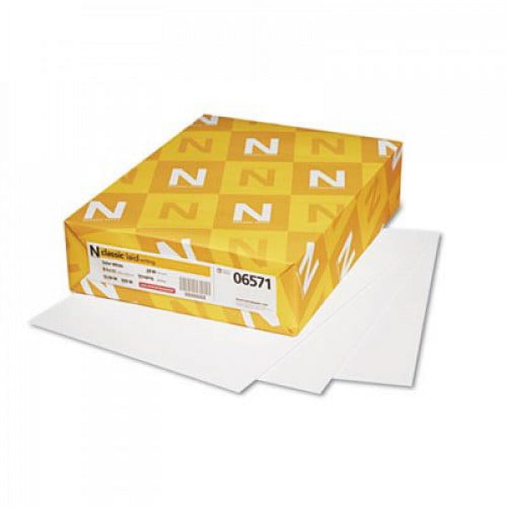 Neenah Paper Classic Laid Writing Paper- 24.- 8-1/2 x 11- Solar White- 500/Ream