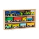 thumbnail image 5 of Juego de juguetes de tren de madera, vagones de tren, juguetes navideños, tren de juguete interactivo Montessori Estilo C, 5 of 9