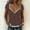 Brown, variant on SEMPAI Women's Y2k Contrast Lace Tee Sweetheart Neck Cap Sleeve T Shirt Summer Crop Tops