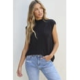 thumbnail image 1 of FOLUNSI Elegant Cable Knit Vest - Chic Black Knitwear for Any Event!, 1 of 8