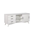 thumbnail image 5 of Alpine Furniture Flynn Large Wood TV Console in White, 5 of 8