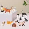 thumbnail image 3 of Figuras De Gato, Juego De Juguetes, Peque?o Adorno Lindo Para Colección, Ni?os, Ni?as, Ni?os Sunnimix Figuras de gato, 3 of 8