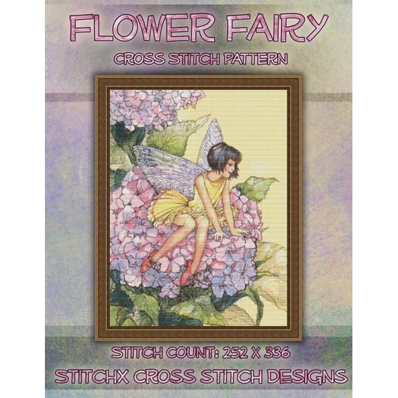 Flower Fairy Cross Stitch Pattern (Paperback)