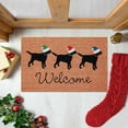 thumbnail image 4 of Custom Christmas Tree Red Truck Door Mat Holiday Rug for Festive Home, 4 of 4