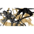 thumbnail image 3 of Goldberger, Jennifer 14x9 Black Modern Framed Museum Art Print Titled - Luxe Gold I, 3 of 5