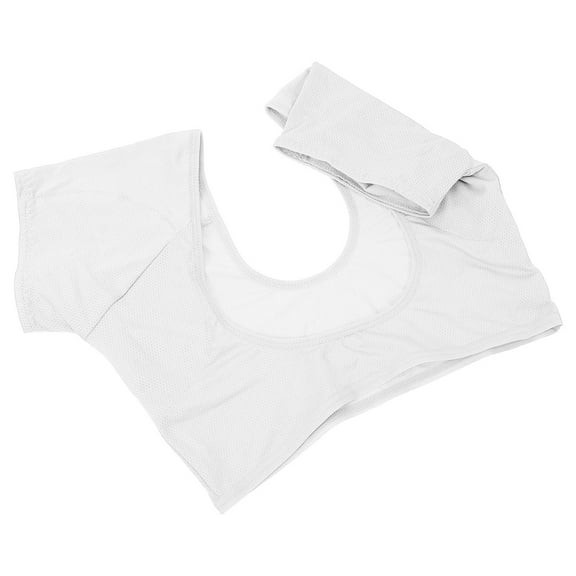 AURARMLET 1Pack Sweat Absorbing Undershirt Women White for Summer Use Comfort and Protection