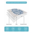 thumbnail image 4 of Twin Quilt Bedding Set, Blue Seahorse Reversible Summer Quilt 3 Pieces, Ocean Coastal Farmhouse Wooden Grain Lightweight Bedspreads Coverlets with 2 Pillow Shams for All Seasons, 4 of 5