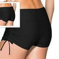 thumbnail image 4 of Women's High Waisted Swim Shorts - Tummy Control Adjustable Board Shorts with Side Tie, Plus Size Bathing Suit Bottoms, Quick-Dry Swimwear for Women, Boyshorts & Tankini Bikini Bottom, 4 of 4