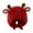 Red, variant on Krdevn Baby Winter Hand Crochet Earflap Hat Cute Giraffe Horn Dot Embroidery Chin Tie Lined Soft Windproof Warm Adjustable Unisex Headwear for Toddler Boys Girls