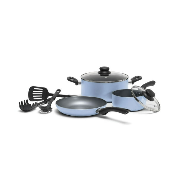 Starbasix Batterie de cuisine antiadhésive 8-pièces Couvercles en verre trempé