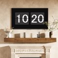 thumbnail image 4 of 74.8" Wood Fireplace Mantel Shelf, Wall Mounted Floating Shelves, Rustic Brown, 4 of 7