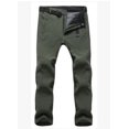 thumbnail image 1 of Pantalones de exterior para hombre, resistentes al viento, impermeables, gruesos, cálidos, de caparazón suave, para escalada, de forro polar, para mujer, 1 of 6