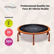 JumpSport 350 PRO Fitness Trampoline, Cardio Workout Equipment, 39 Inch, Orange