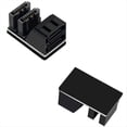 thumbnail image 4 of 10 Pieza Doble 7 Pines Hembra A Doble 7 Pines Macho 90 Grados Adaptador en Ángulo Placa Base Adaptador para Escritorio SSD HDD, 4 of 5