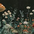 thumbnail image 5 of Autua Mushroom Flowers Forest Bathroom Décor Set with Hooks 69"x72, 5 of 7