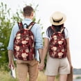thumbnail image 6 of Lsque African Women A Pattern Canvas Daypack, Durable Backpack, High-quality Versatile Backpack,Vintage Compact Backpack-Small, 6 of 6
