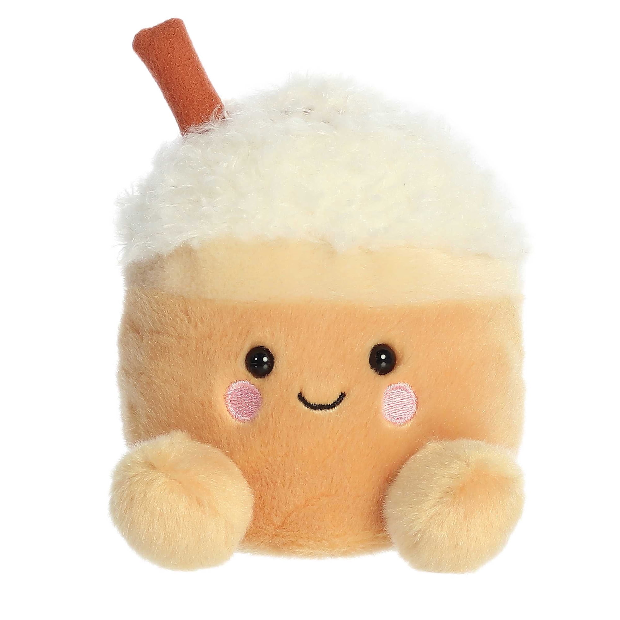 Aurora - Mini Brown Palm Pals - 5" Speckle Pumpkin Spice Latte - Festive Stuffed Animal