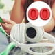 thumbnail image 5 of Seitruly Almohadillas para los oídos Cojín Auriculares Protección auditiva Cancelación de ruido Orejeras Reemplazo de auriculares sobre la Relojes inteligentes Rojo, 5 of 6