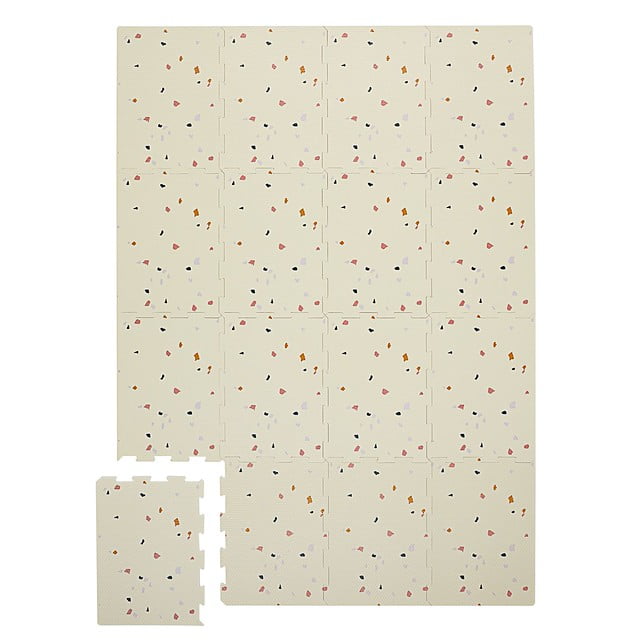 3 Sprouts Baby & Kids EVA Foam Puzzle Mat - Terrazzo Cream