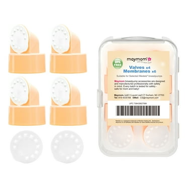 Maymom 4 Replacement Valves and 6 Membranes for Medela Breastpumps