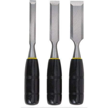Stanley 16-150 150 Series Short Blade 3-Piece Wood Chisel Set