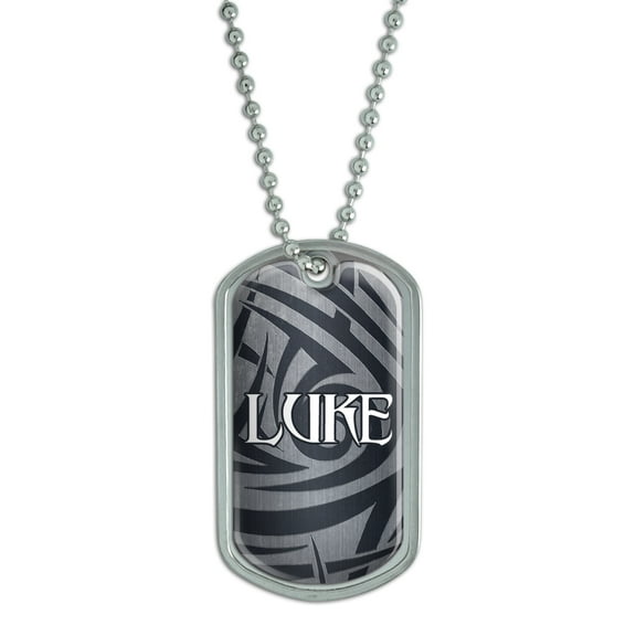 Male Names - Luke - Dog Tag