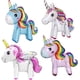 thumbnail image 1 of Globos De Unicornio, Globos De Aluminio De Helio En Forma De Unicornio De Papel De Aluminio Gigante 3D, 4 Piezas De Globos Inflables Jumbo Para Decoraciones De Cumpleaños De Niñas, 1 of 5