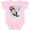 AD-Pink, variant on Inktastic Otter-ly in Love-otter with Heart Boys or Girls Baby Bodysuit
