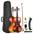 thumbnail image 1 of VEVOR Ensemble de Violon 4/4 Pleine Grandeur en Bois Massif pour Débutants Brun Lustré, 1 of 9