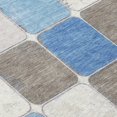 thumbnail image 2 of Dalyn Rugs Machine Washable Indoor/Outdoor Chantille Blue 3' x 5' Rug, 2 of 9