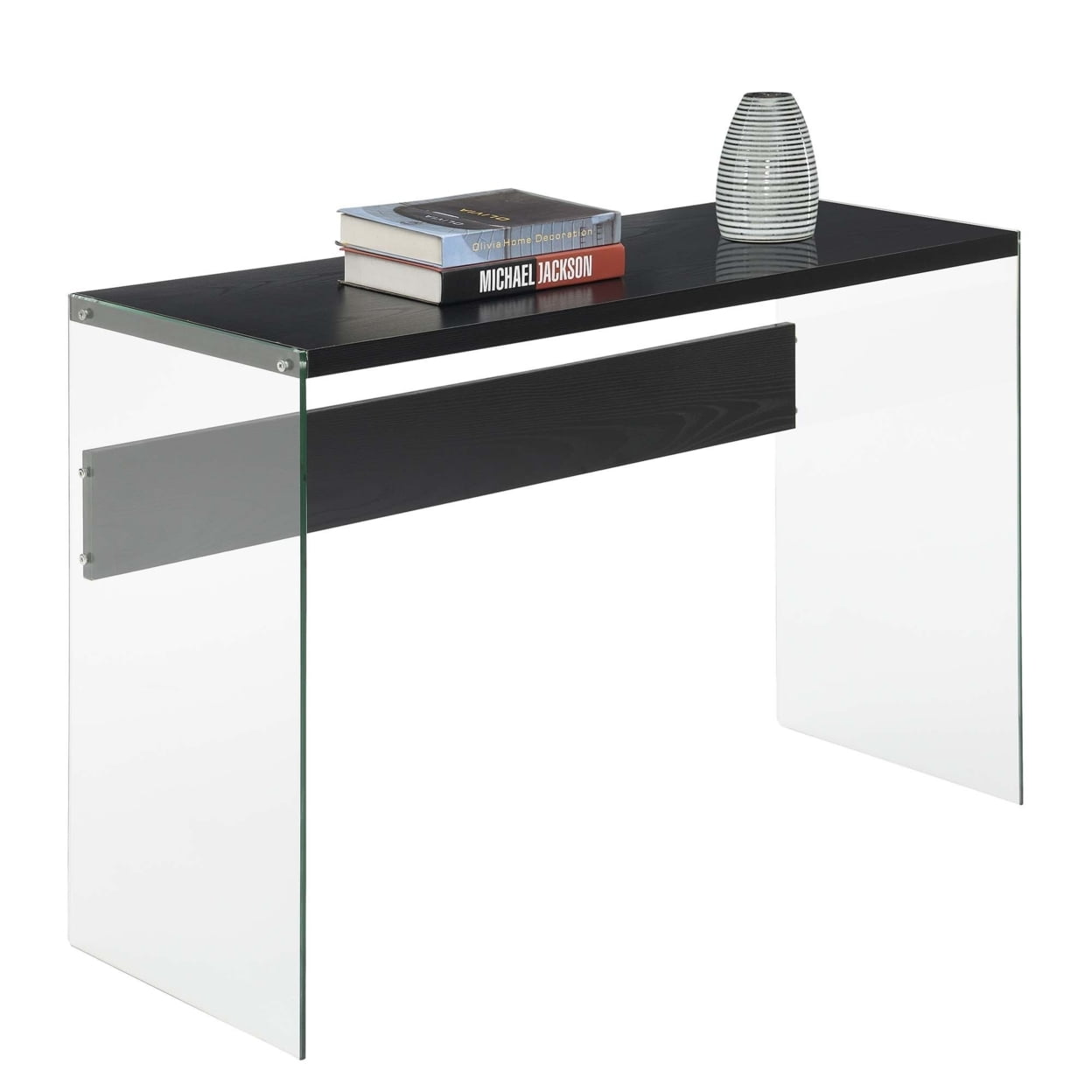 Monarch console 2024 table tempered glass