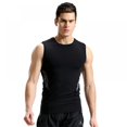 thumbnail image 3 of Men‘s Sleeveless Tank Top Quick Dry Muscle T-Shirts Gym Workout Bodybuilding Running Tops, 3 of 6
