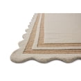 thumbnail image 4 of Chris Loves Julia x Loloi Scottie Ivory / Rust 18" x 18" Sample Rug, 4 of 8