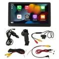 thumbnail image 2 of BT Car Stereo, 7in IPS HD Touchscreen Display, Mirror Link Car Audio Receivers with Backup Camera, Car Multimedia System for  Auto, 2 of 7