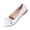 White, variant on GERsome Women's Flats Closed Pointy Toe Dress Shoes Slip-On Casual Walking Work Office Travel Flat Shoes, Black Size 5.5