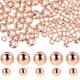 thumbnail image 1 of 200 piezas Diy Beads de cobre liso Pulseras redondas lisas Cuentas espaciadoras sin costuras sueltas sueltas, 1 of 6