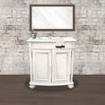 thumbnail image 2 of Medley, Elizabeth 20x20 White Modern Wood Framed Museum Art Print Titled - Brick Bath II, 2 of 4