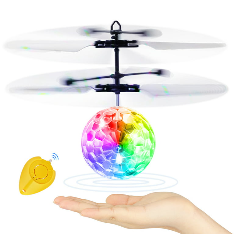 Flying Ball RC Toys For Children Goo Play For Child Ball Helicopter Gifts  For Child Built-In-Shinning LED Disco Light Induction Ball Children Play
