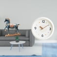 thumbnail image 2 of Figura de caballo, escultura animal, reloj de pared coleccionable, material de resina, decorativo, redondo, diseño silencioso sin , adecuado par, 2 of 8