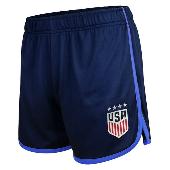 U.S. Soccer USWNT Offical Licensed Women's Track Shorts - Navy